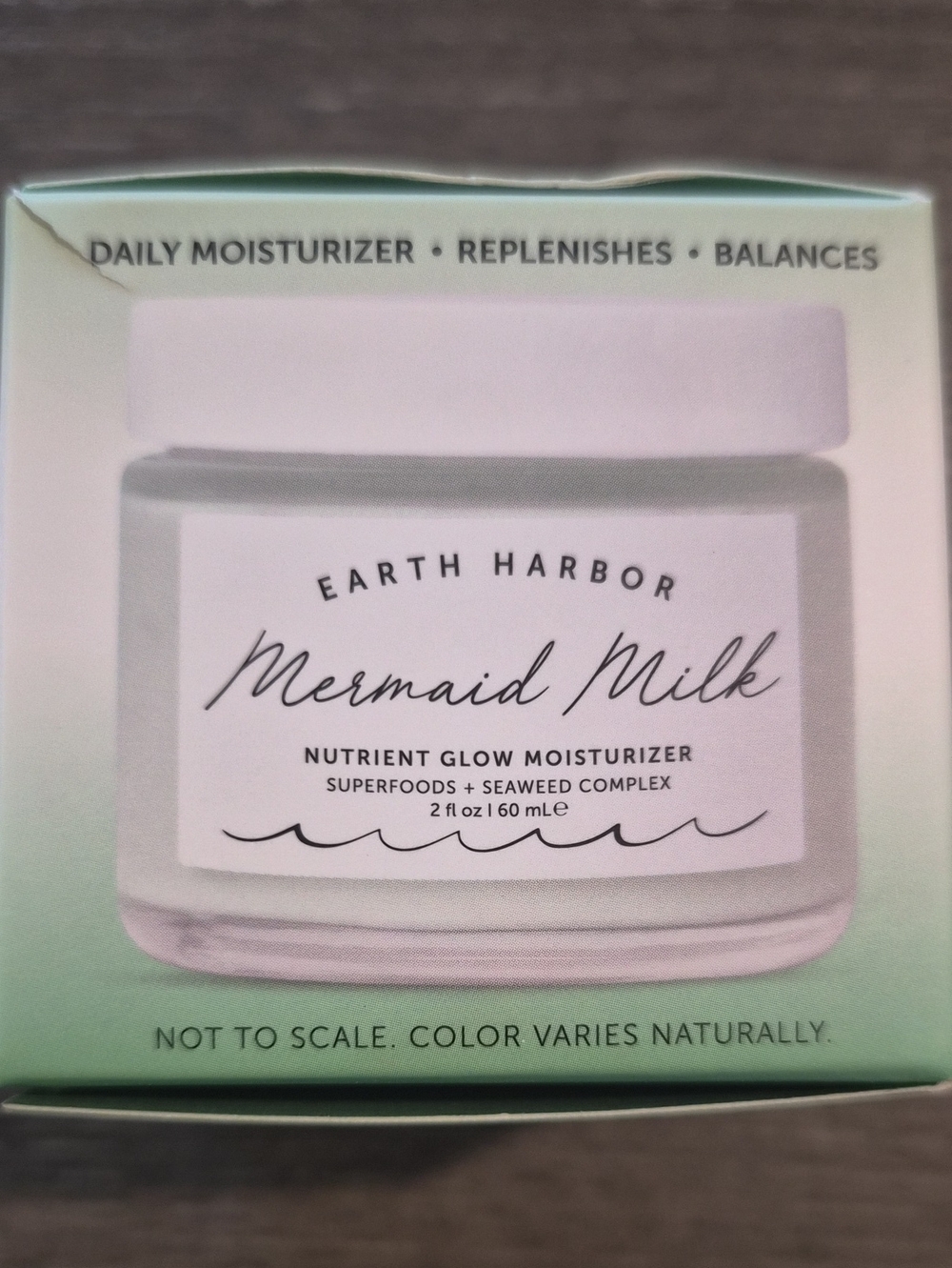 Earth Harbor Mermaid Milk Nutrient Glow Moisturizer — Light Green
